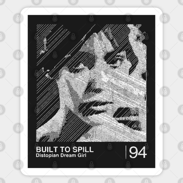 Built To Spill / Minimalist Graphic Fan Artwork Design Magnet by saudade